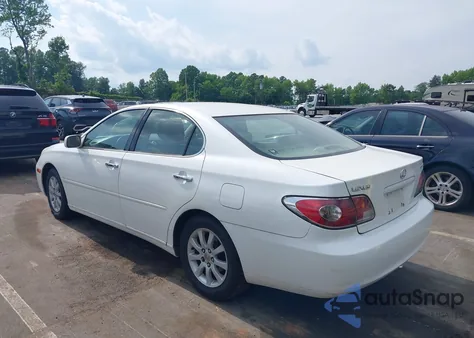 2003 Lexus Es 300 from USA, damaged, VIN JTHBF30G330126524